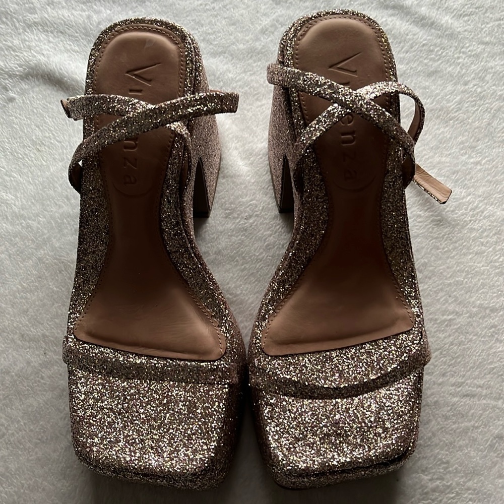 Vicenza Anthropologie Block Heels